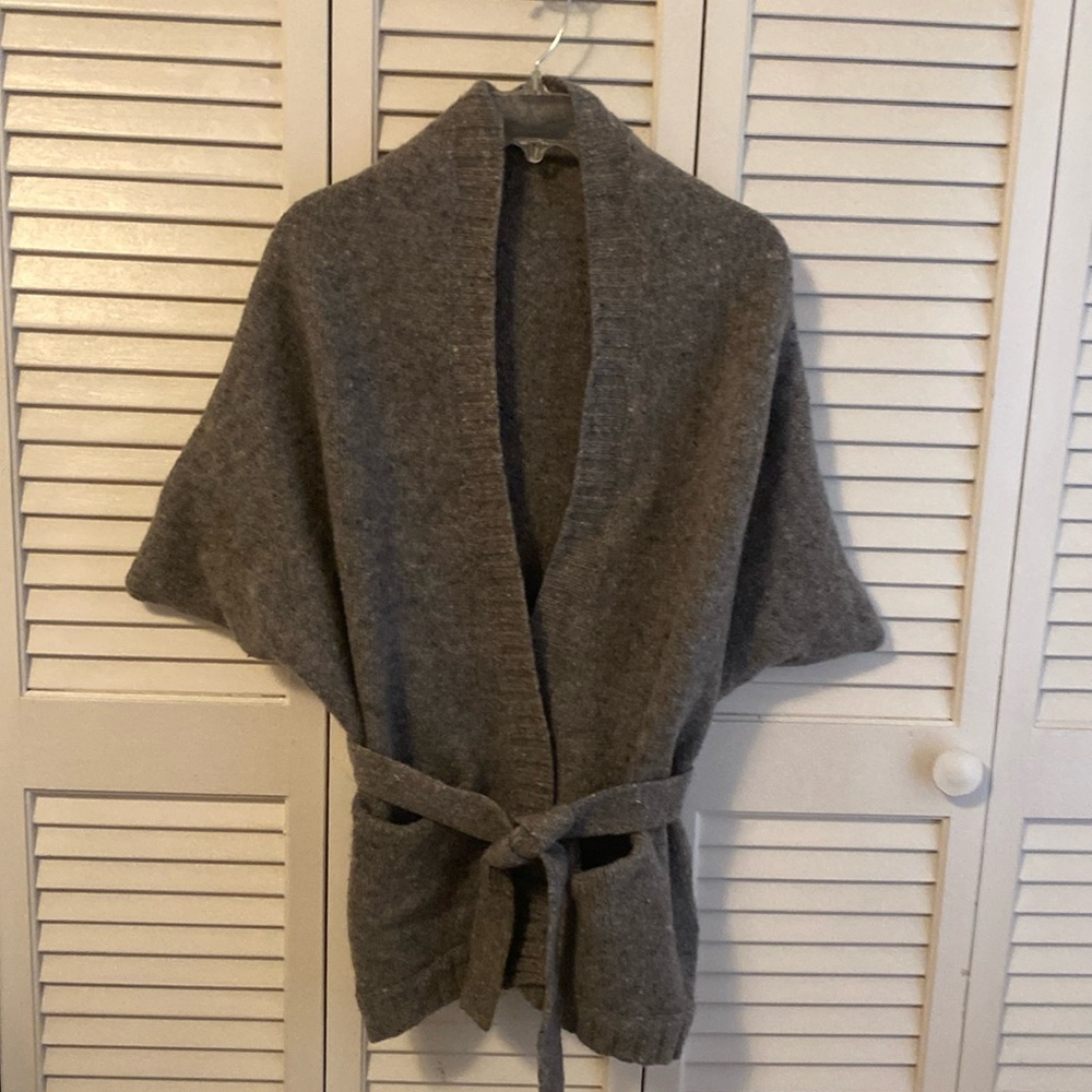 Vince belted shrug